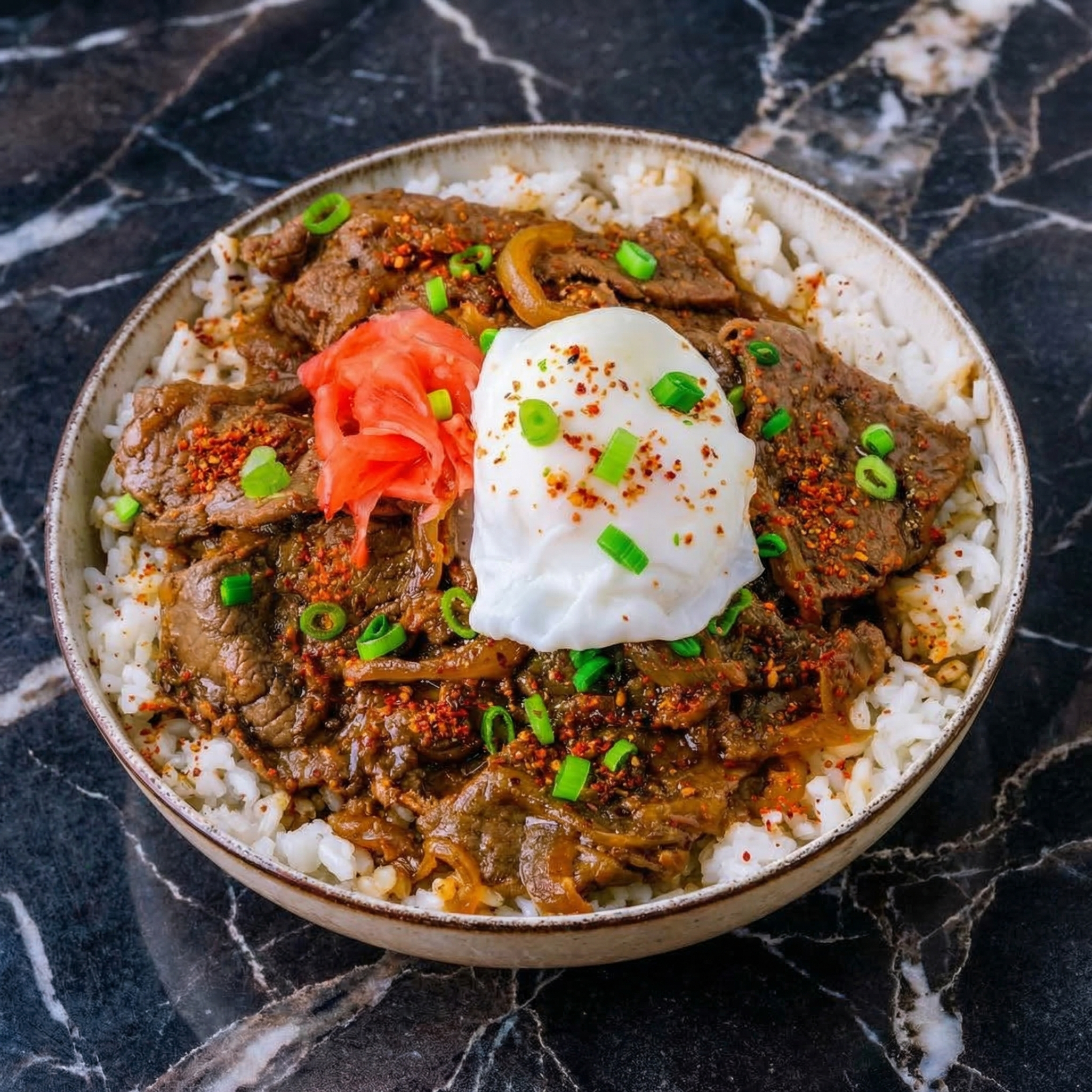 Gyudon (Japanese Beef Bowl)