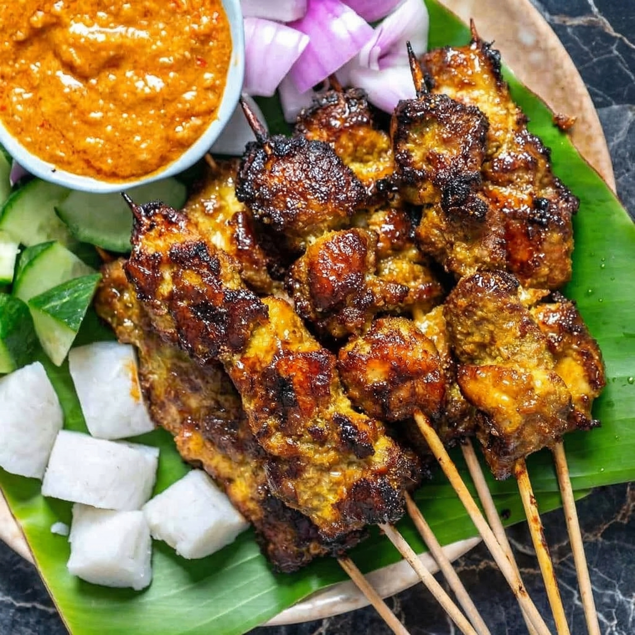 Chicken Satay: Juicy Skewers with the Best Peanut Sauce Ever
